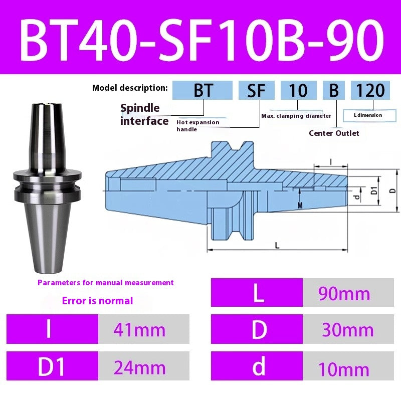 10052 BT40/BT30-SF heat shrink holder Integrated Thermal expansion hot-fit sintered holder Shandong Denso Pricision Tools Co.,Ltd.